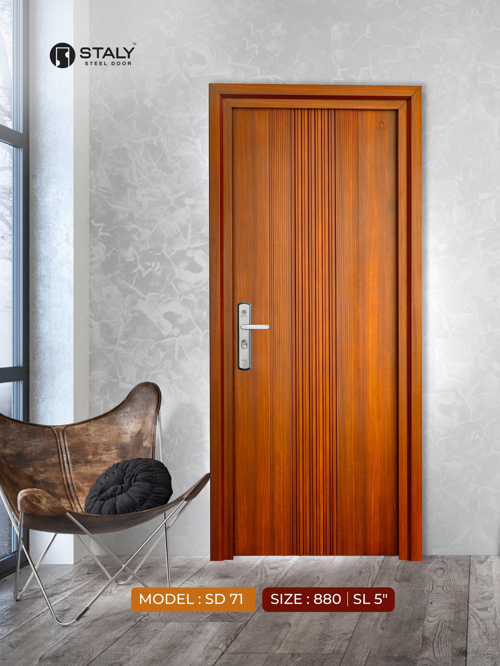 Top Steel Single Doors in India – Best Quality Steel Doors by Staly