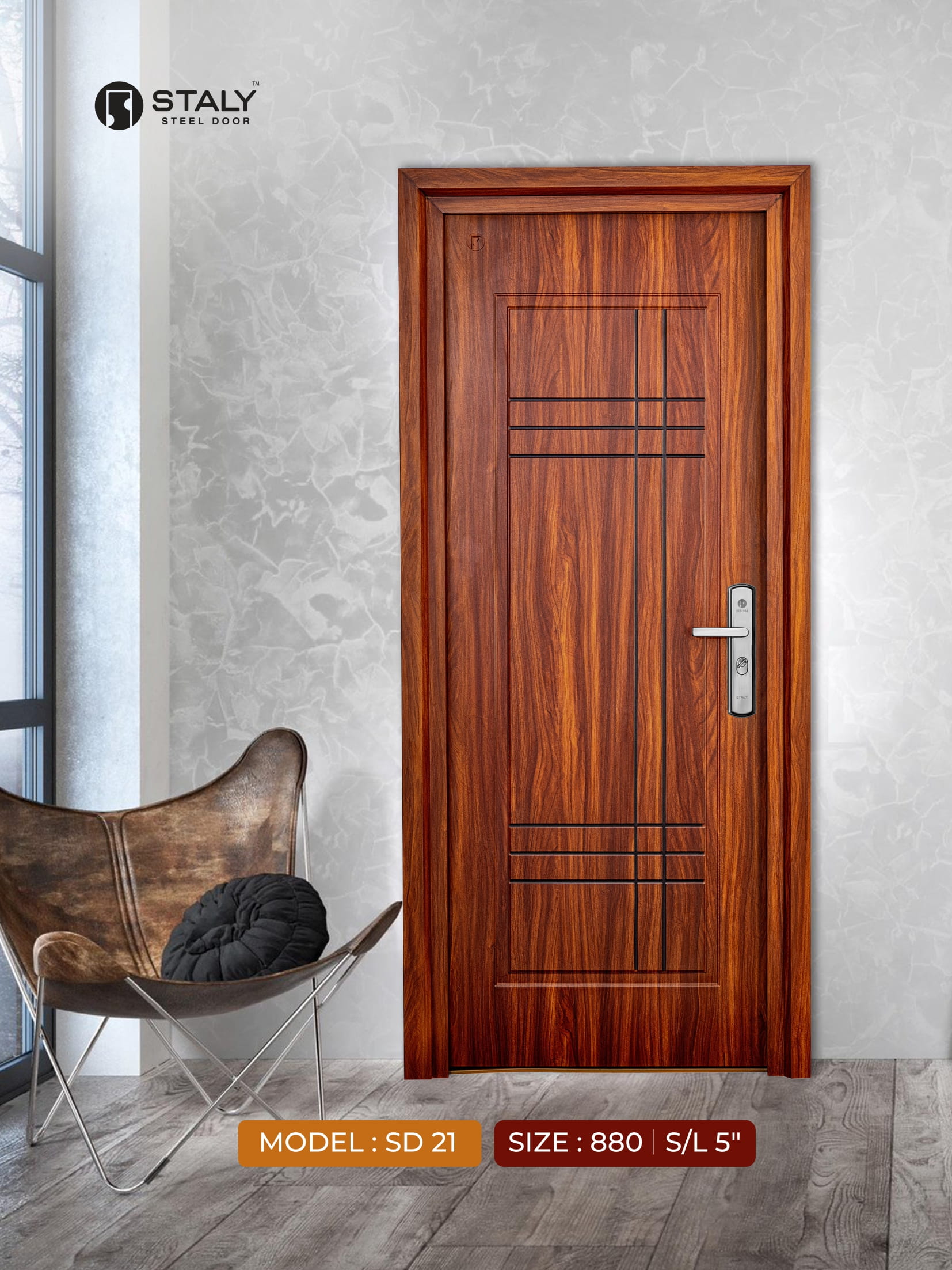 PREMIUM STEEL DOOR SD 21