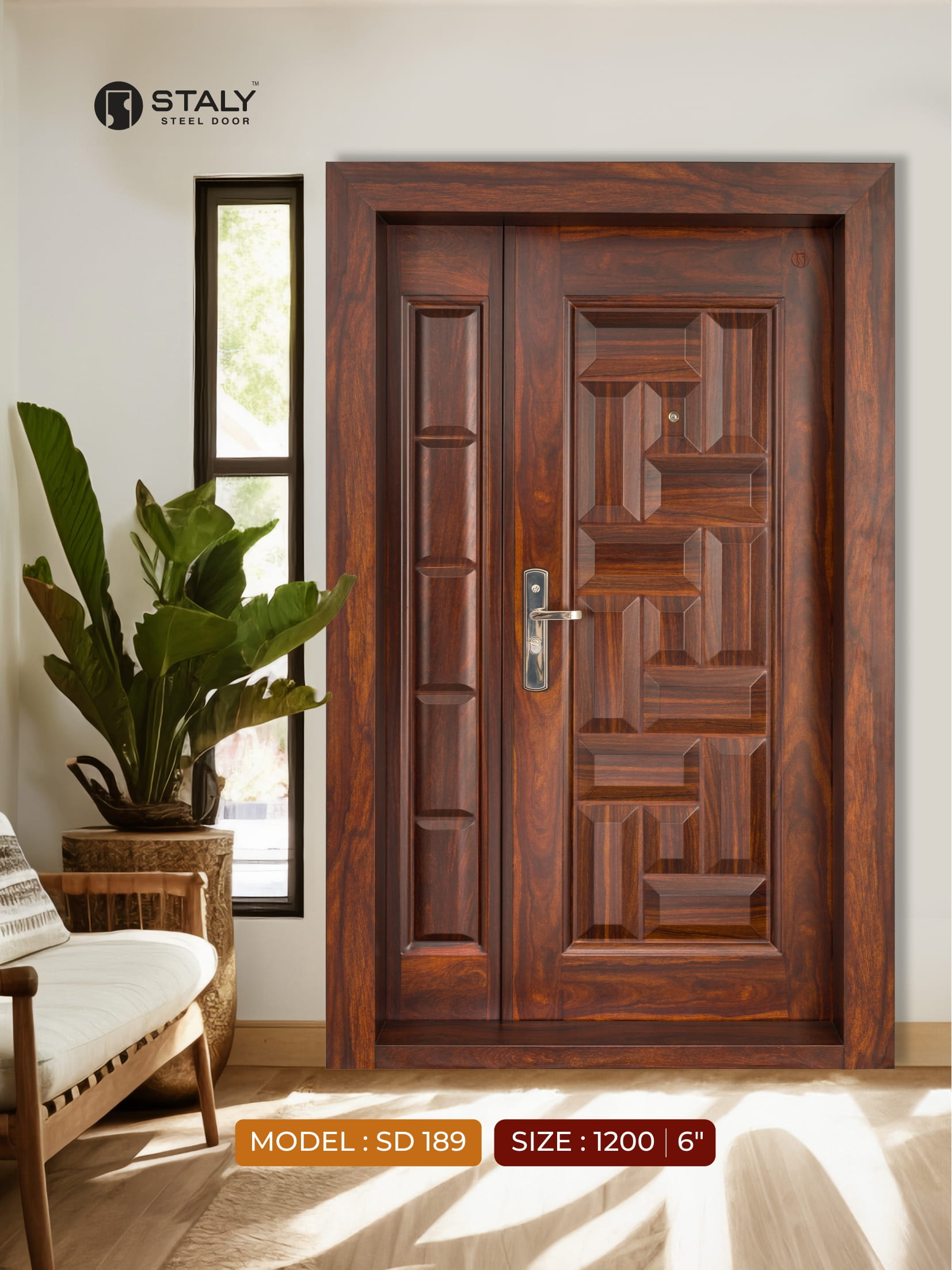 PREMIUM STEEL DOOR SD 189