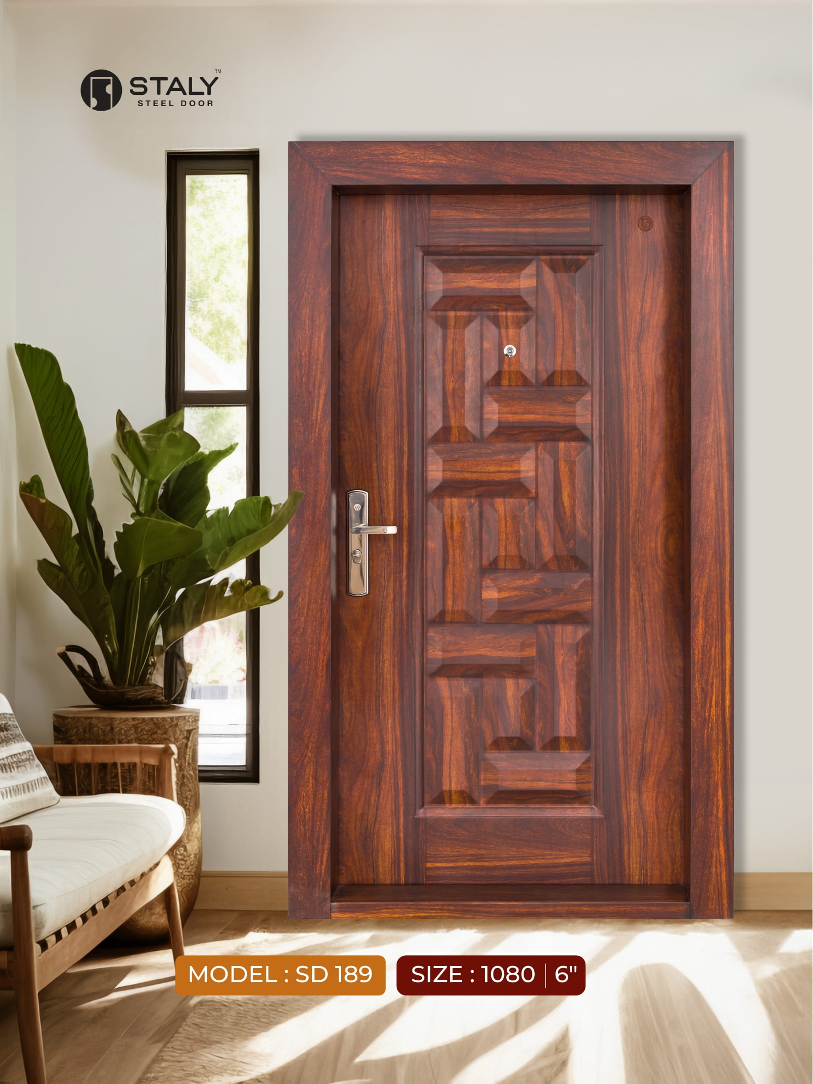 PREMIUM STEEL DOOR SD 189