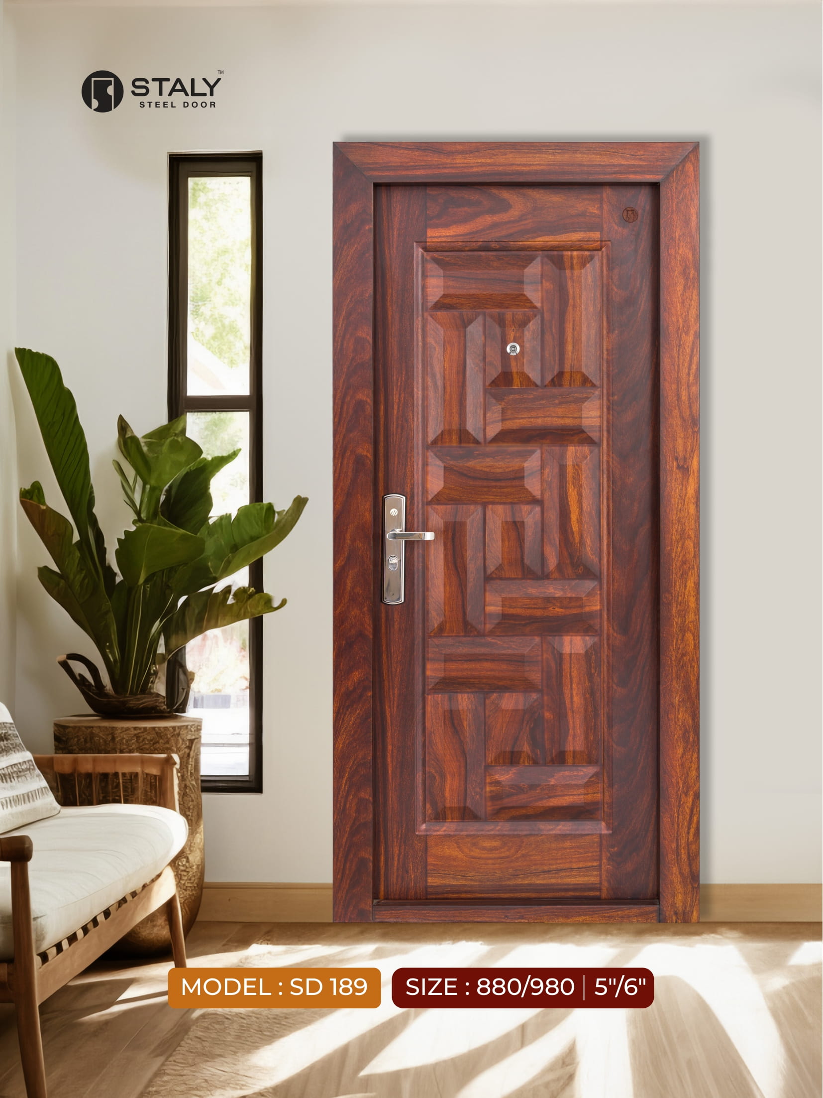 PREMIUM STEEL DOOR SD 189